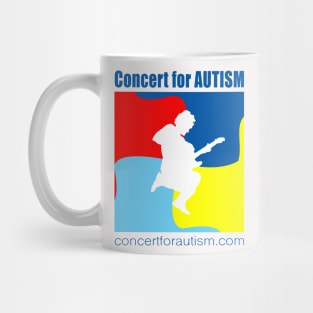 Concert for Autism main logo white Mug